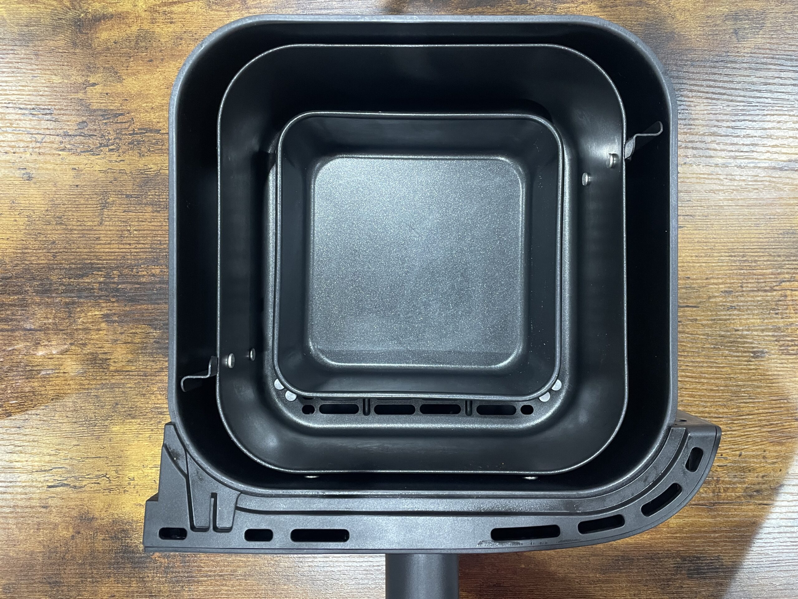 square metal tin in large drawer of philips 3000